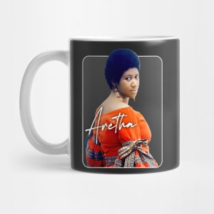 Aretha Franklin / Retro Soul Fan Design Mug